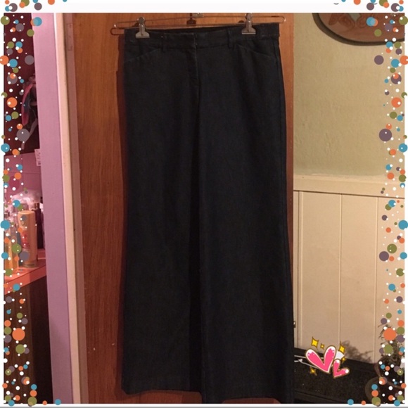 Express Wide Leg Jeans sz 6 - Picture 2 of 5